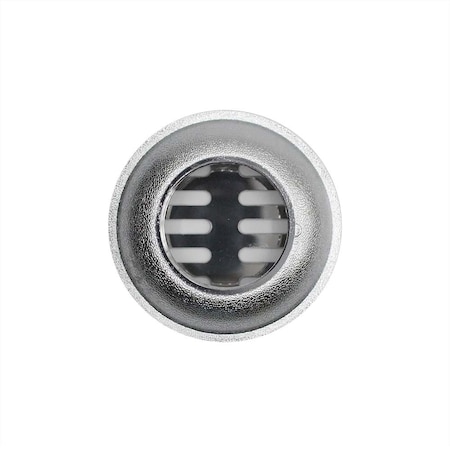 Thrifco Plumbing 1-1/2 Inch Shower Drain, Chrome Plated Zinc 4400148